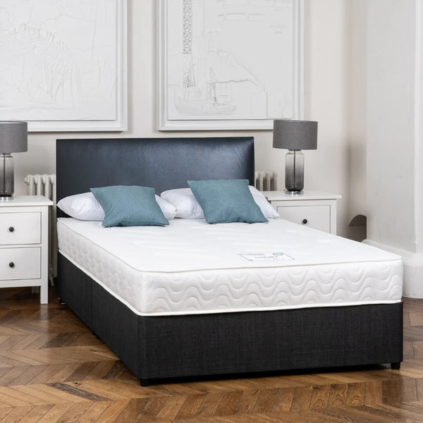 Divan Bed with 2000 Pocket Sprung Mattress and Headboard